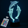 Lampka nocna dla dzieci z pilotem - delfiny [23040000779]